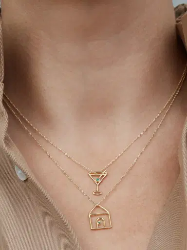 Aliita Martini Emerald Necklace | Thumbnail 2 Aliita Martini Emerald Necklace | Thumbnail 2