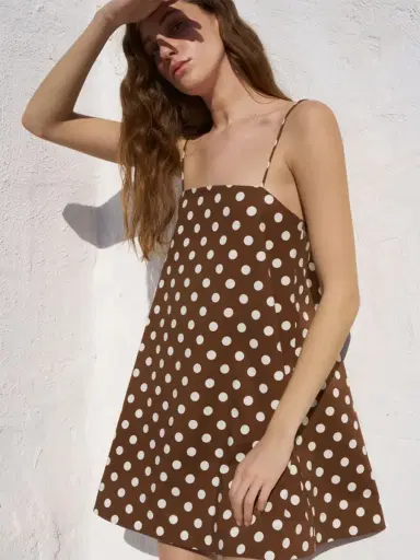 CAROLINE CONSTAS Mattea Cotton Mini Dress | Thumbnail 3 CAROLINE CONSTAS Mattea Cotton Mini Dress | Thumbnail 3