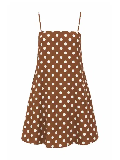 CAROLINE CONSTAS Mattea Cotton Mini Dress | Thumbnail 1 CAROLINE CONSTAS Mattea Cotton Mini Dress | Thumbnail 1