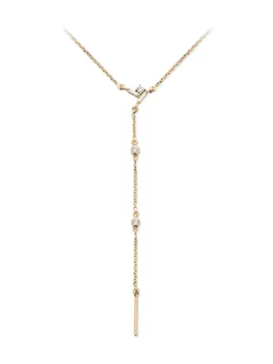 Ritique Mini Mélange Drop String Pendant Necklace | Thumbnail 1 Ritique Mini Mélange Drop String Pendant Necklace | Thumbnail 1