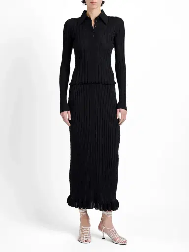 Proenza Schouler Monet Fine Knit Midi Skirt | Thumbnail 2 Proenza Schouler Monet Fine Knit Midi Skirt | Thumbnail 2