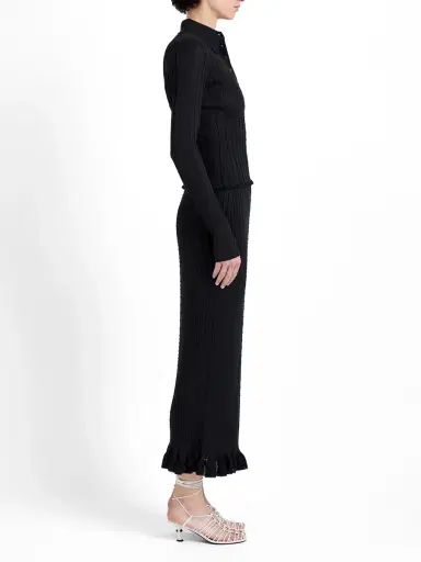 Proenza Schouler Monet Fine Knit Midi Skirt | Thumbnail 3 Proenza Schouler Monet Fine Knit Midi Skirt | Thumbnail 3