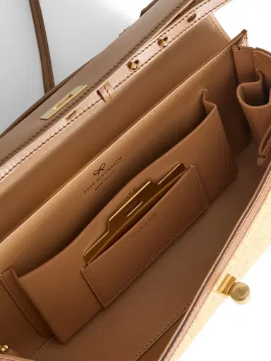 Anya Hindmarch Mortimer Raffia Clutch | Thumbnail 4 Anya Hindmarch Mortimer Raffia Clutch | Thumbnail 4