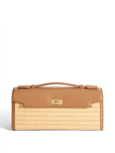 Anya Hindmarch Mortimer Raffia Clutch | Thumbnail 1 Anya Hindmarch Mortimer Raffia Clutch | Thumbnail 1