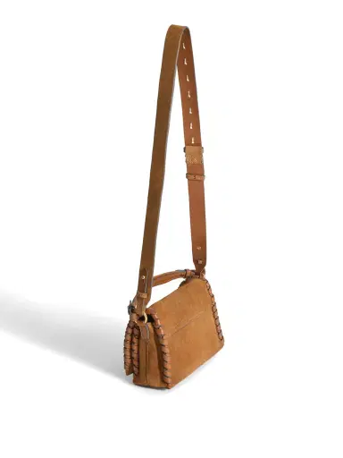 Anya Hindmarch Mortimer Suede Whipstitch Crossbody Bag | Thumbnail 2 Anya Hindmarch Mortimer Suede Whipstitch Crossbody Bag | Thumbnail 2