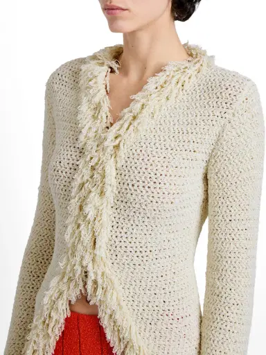Proenza Schouler Nilo Top in Textured Wool Jacquard | Thumbnail 5 Proenza Schouler Nilo Top in Textured Wool Jacquard | Thumbnail 5