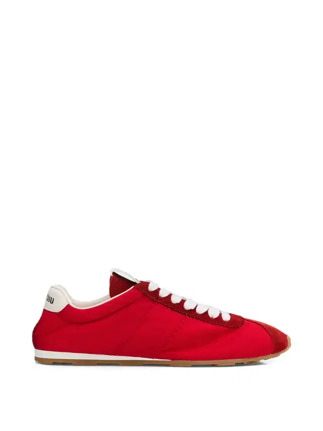 Nylon and Suede Sneakers Nylon and Suede Sneakers