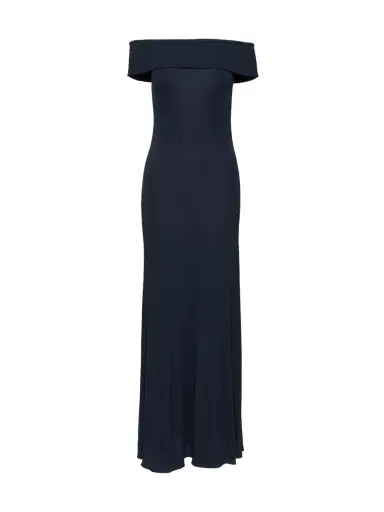 Alaïa Off-Shoulder Maxi Dress | Thumbnail 1 Alaïa Off-Shoulder Maxi Dress | Thumbnail 1