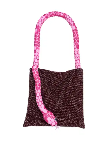 SAC DE SOUL Pink and Burgundy Large Serpent Bag | Thumbnail 1 SAC DE SOUL Pink and Burgundy Large Serpent Bag | Thumbnail 1