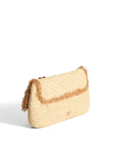 Anya Hindmarch Raffia Cactus Clutch | Thumbnail 2 Anya Hindmarch Raffia Cactus Clutch | Thumbnail 2