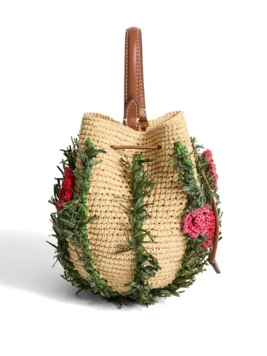 Anya Hindmarch Raffia Cactus Crossbody Bag | Thumbnail 3 Anya Hindmarch Raffia Cactus Crossbody Bag | Thumbnail 3