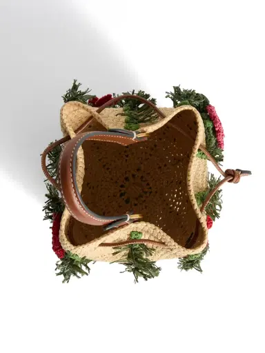Anya Hindmarch Raffia Cactus Crossbody Bag | Thumbnail 5 Anya Hindmarch Raffia Cactus Crossbody Bag | Thumbnail 5