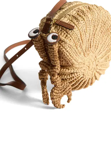 Anya Hindmarch Raffia Hermit Crab Crossbody Bag | Thumbnail 3 Anya Hindmarch Raffia Hermit Crab Crossbody Bag | Thumbnail 3