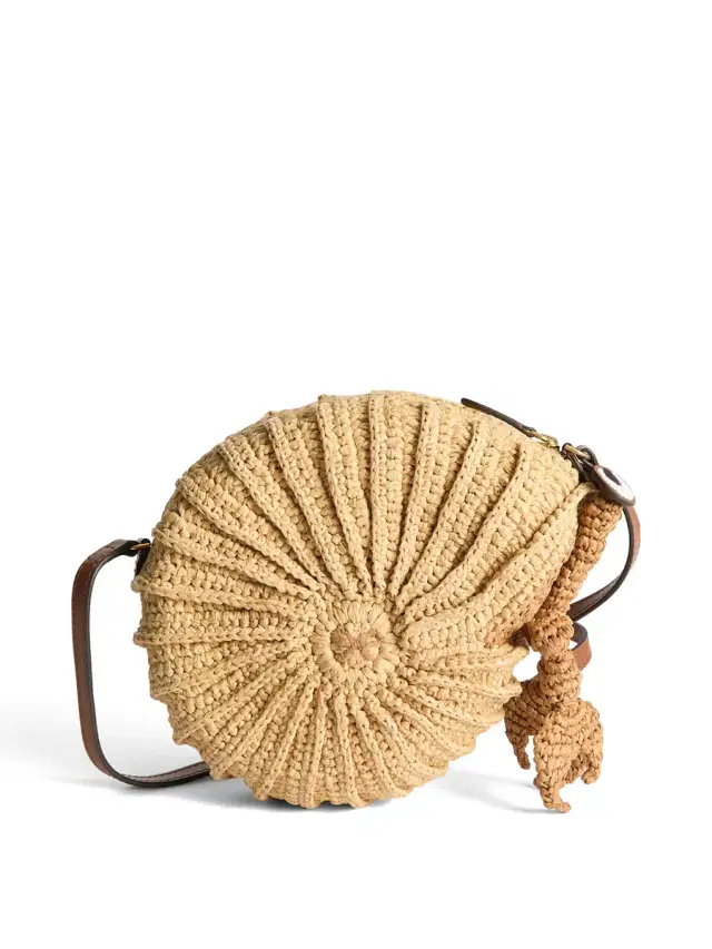Raffia Hermit Crab Crossbody Bag Raffia Hermit Crab Crossbody Bag