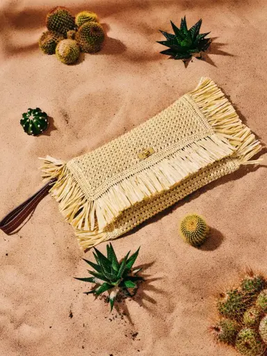 Anya Hindmarch Raffia Oversized Clutch | Thumbnail 2 Anya Hindmarch Raffia Oversized Clutch | Thumbnail 2