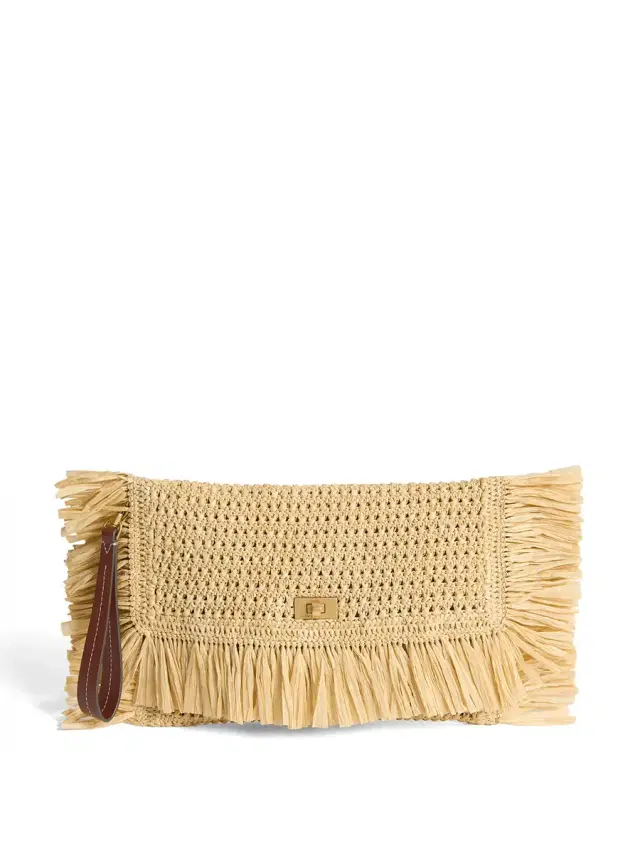 Raffia Oversized Clutch Raffia Oversized Clutch