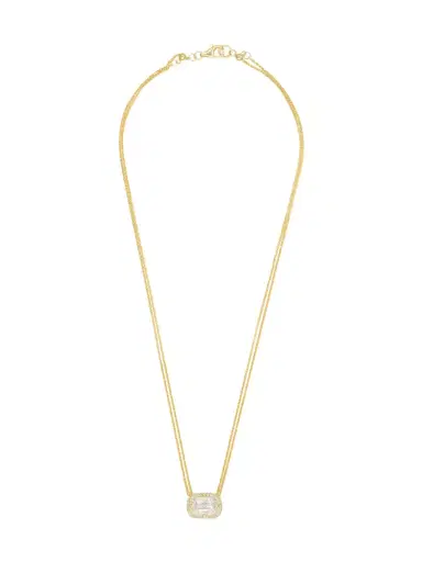 YI COLLECTION Rainbow Moonstone Aurora Necklace | Thumbnail 1 YI COLLECTION Rainbow Moonstone Aurora Necklace | Thumbnail 1