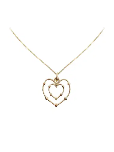 REIGN LA Rani Double Heart of Thorns Pendant | Thumbnail 1 REIGN LA Rani Double Heart of Thorns Pendant | Thumbnail 1