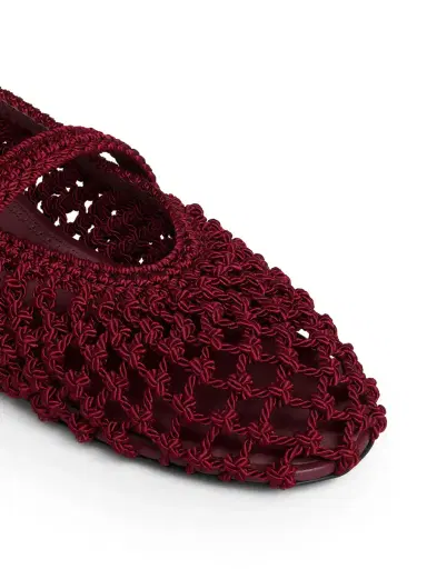 Alaïa Satin Cord Ballet Flats | Thumbnail 3 Alaïa Satin Cord Ballet Flats | Thumbnail 3