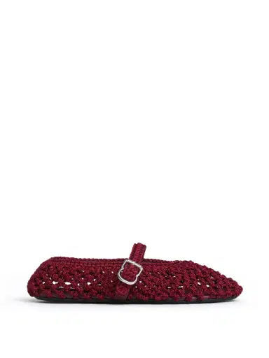 Alaïa Satin Cord Ballet Flats | Thumbnail 1 Alaïa Satin Cord Ballet Flats | Thumbnail 1