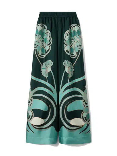 La DoubleJ Silk Twill Palazzo Pants | Thumbnail 1 La DoubleJ Silk Twill Palazzo Pants | Thumbnail 1