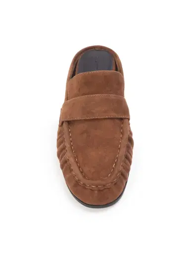 Black Suede Studio Suede Gabby Loafer Mules | Thumbnail 4 Black Suede Studio Suede Gabby Loafer Mules | Thumbnail 4