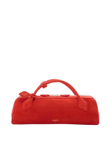 Alaïa Suede Le Teckel Clutch | Thumbnail 1 Alaïa Suede Le Teckel Clutch | Thumbnail 1