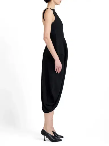 Proenza Schouler Sukki Draped Midi Dress | Thumbnail 3 Proenza Schouler Sukki Draped Midi Dress | Thumbnail 3