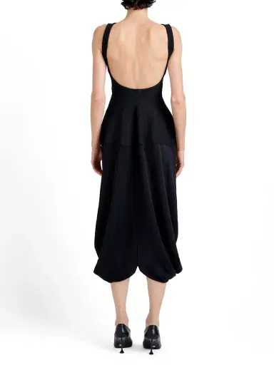 Proenza Schouler Sukki Draped Midi Dress | Thumbnail 4 Proenza Schouler Sukki Draped Midi Dress | Thumbnail 4