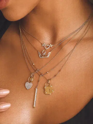 REIGN LA Vajra Diamond Bar Necklace | Thumbnail 2 REIGN LA Vajra Diamond Bar Necklace | Thumbnail 2
