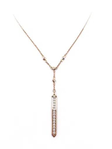 REIGN LA Vajra Diamond Bar Necklace | Thumbnail 1 REIGN LA Vajra Diamond Bar Necklace | Thumbnail 1