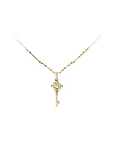 REIGN LA Virasat Vintage Key Necklace | Thumbnail 2 REIGN LA Virasat Vintage Key Necklace | Thumbnail 2