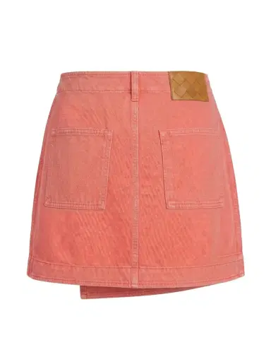 Bottega Veneta Washed Denim Wrap Mini Skirt | Thumbnail 2 Bottega Veneta Washed Denim Wrap Mini Skirt | Thumbnail 2