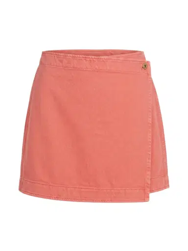 Bottega Veneta Washed Denim Wrap Mini Skirt | Thumbnail 1 Bottega Veneta Washed Denim Wrap Mini Skirt | Thumbnail 1