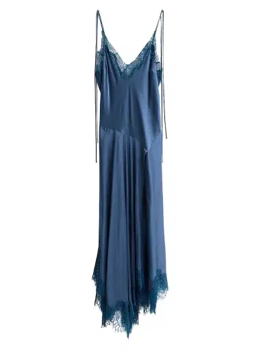 A.L.C. Women's Aleena Lace Midi Dress - Ash Blue | Thumbnail 1 A.L.C. Women's Aleena Lace Midi Dress - Ash Blue | Thumbnail 1