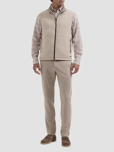 Bugatchi Men's Reversible Knit Vest - Taupe | Thumbnail 2 Bugatchi Men's Reversible Knit Vest - Taupe | Thumbnail 2
