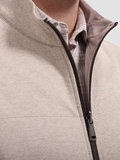 Bugatchi Men's Reversible Knit Vest - Taupe | Thumbnail 5 Bugatchi Men's Reversible Knit Vest - Taupe | Thumbnail 5