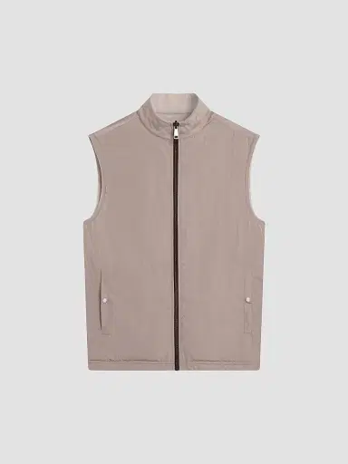 Bugatchi Men's Reversible Knit Vest - Taupe | Thumbnail 7 Bugatchi Men's Reversible Knit Vest - Taupe | Thumbnail 7