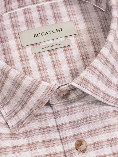 Bugatchi Men's Ooohcotton James Button-Down Shirt - Sienna | Thumbnail 5 Bugatchi Men's Ooohcotton James Button-Down Shirt - Sienna | Thumbnail 5