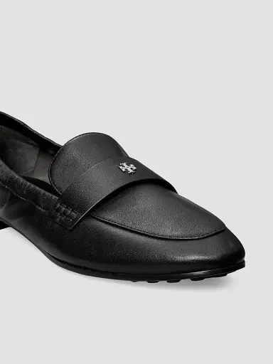 Tory Burch Women's Logo Leather Ballet Loafers - Perfect Black - Size 9.5 | Thumbnail 5 Tory Burch Women's Logo Leather Ballet Loafers - Perfect Black - Size 9.5 | Thumbnail 5