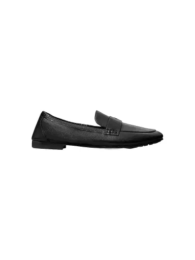 Tory Burch Women's Logo Leather Ballet Loafers - Perfect Black - Size 9.5 | Thumbnail 1 Tory Burch Women's Logo Leather Ballet Loafers - Perfect Black - Size 9.5 | Thumbnail 1