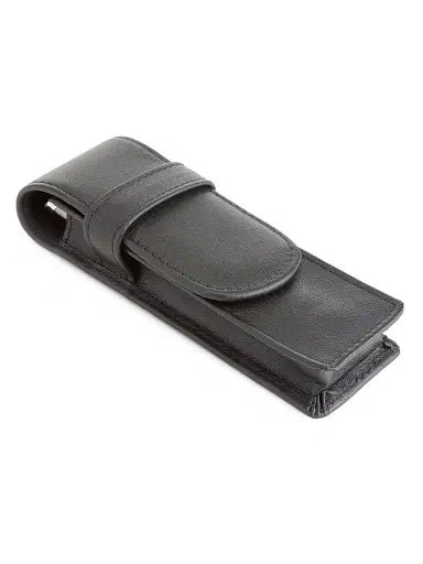 Royce New York Double Pen Carrying Case - Black | Thumbnail 2 Royce New York Double Pen Carrying Case - Black | Thumbnail 2