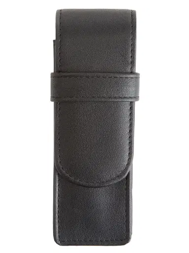 Royce New York Double Pen Carrying Case - Black | Thumbnail 1 Royce New York Double Pen Carrying Case - Black | Thumbnail 1