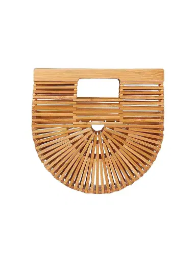 Cult Gaia Women's Gaia's Ark Mini Bamboo Top Handle Bag | Thumbnail 1 Cult Gaia Women's Gaia's Ark Mini Bamboo Top Handle Bag | Thumbnail 1