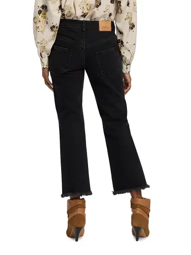Isabel Marant Women's Ombela Slim Ankle Jeans - Faded Black | Thumbnail 5 Isabel Marant Women's Ombela Slim Ankle Jeans - Faded Black | Thumbnail 5