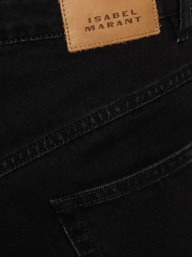 Isabel Marant Women's Ombela Slim Ankle Jeans - Faded Black | Thumbnail 7 Isabel Marant Women's Ombela Slim Ankle Jeans - Faded Black | Thumbnail 7