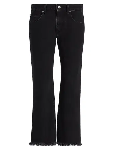 Isabel Marant Women's Ombela Slim Ankle Jeans - Faded Black | Thumbnail 1 Isabel Marant Women's Ombela Slim Ankle Jeans - Faded Black | Thumbnail 1