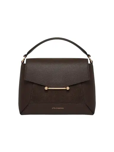 Strathberry Women's Mosaic Leather Bag - Dark Chocolate | Thumbnail 1 Strathberry Women's Mosaic Leather Bag - Dark Chocolate | Thumbnail 1