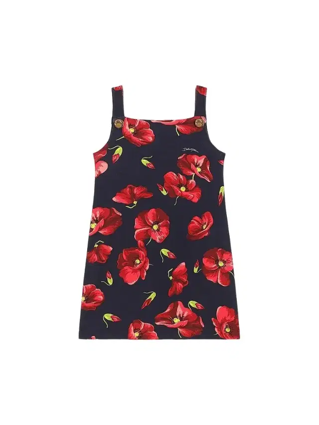 Little Girl's & Girl's Floral Shift Dress - Variante Abbinata Little Girl's & Girl's Floral Shift Dress - Variante Abbinata