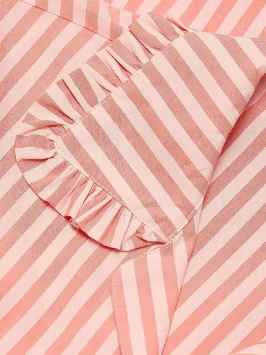 Papinelle Women's Butterscotch Striped Cotton Short Pajamas - Butterscotch | Thumbnail 3 Papinelle Women's Butterscotch Striped Cotton Short Pajamas - Butterscotch | Thumbnail 3